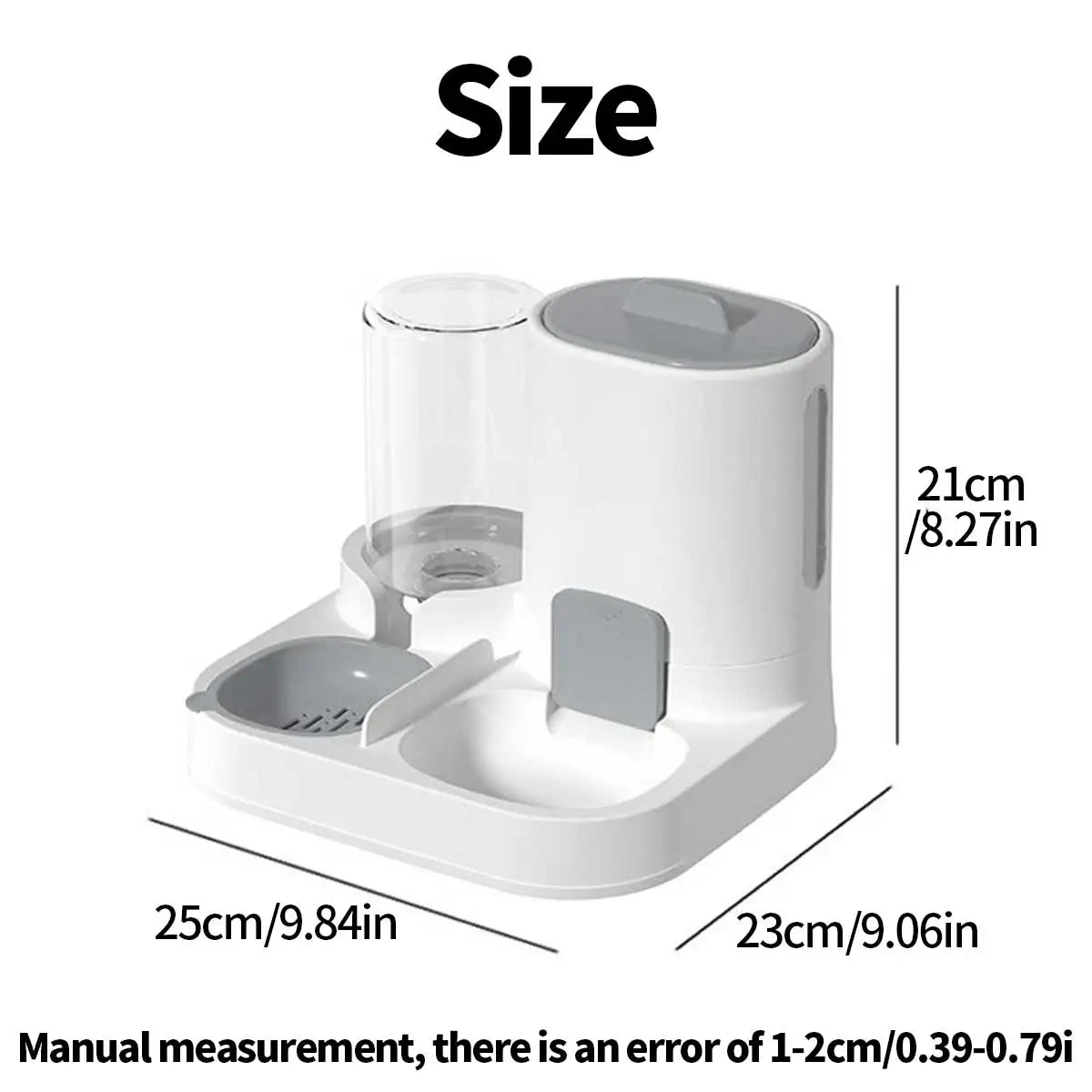 🍀Leaf & Leash Dual-Purpose Pet Feeder (Food & Water)